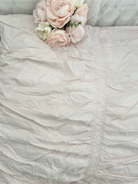 Simply Shabby Chic Other - Simply Shabby Chic Full /Twin Comforter Ruffled Edges Pink 73 X 90” *Cleaned*
